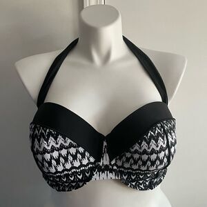 Cacique Swim Bikini Top, Size 46DD, NWT